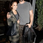 EXCLUSIVE: Brant Daugherty and his girlfriend Kimberly Hidalgo arriving at their hotel in Paris