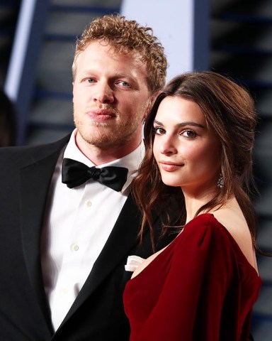 Emily Ratajkowski and Sebastian Bear McClardVanity Fair Oscar Party, Arrivals, Los Angeles, USA - 04 Mar 2018