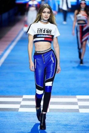 Gigi Hadid on the catwalk
Tommy Hilfiger show, Runway, Spring Summer 2018, Milan Fashion Week, Italy - 25 Feb 2018