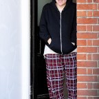 Isabella Cruise pops out in pajamas in London