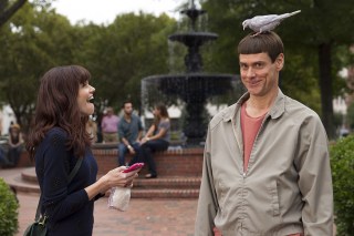 Editorial use only. No book cover usage.
Mandatory Credit: Photo by Shutterstock (4106368a)
Rachel Melvin, Jim Carrey
'Dumb And Dumber' Film - 1994