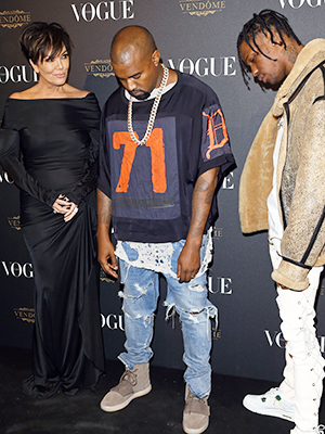 Kanye West Travis Scott Kris Jenner
