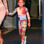 Stormi Webster leaves the Ritz-Carlton Hotel in NYC