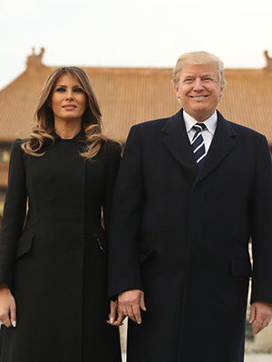 Melania Trump and Donald Trump