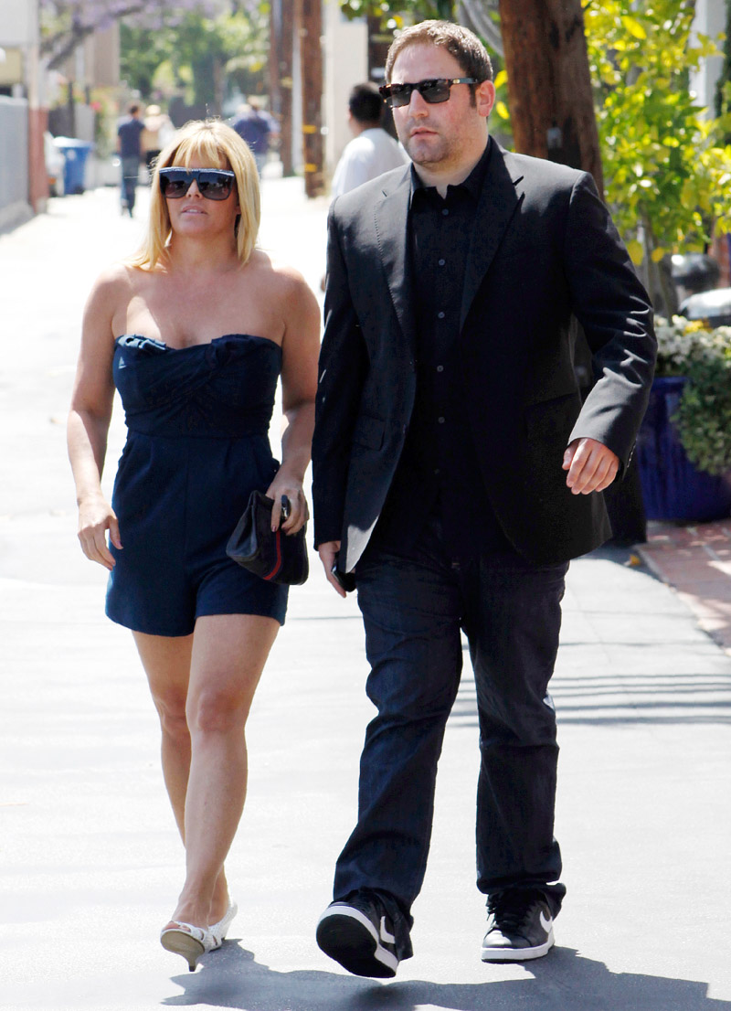 Nicole Eggert and David Weintraub out and about, Los Angeles, America - 21 May 2010