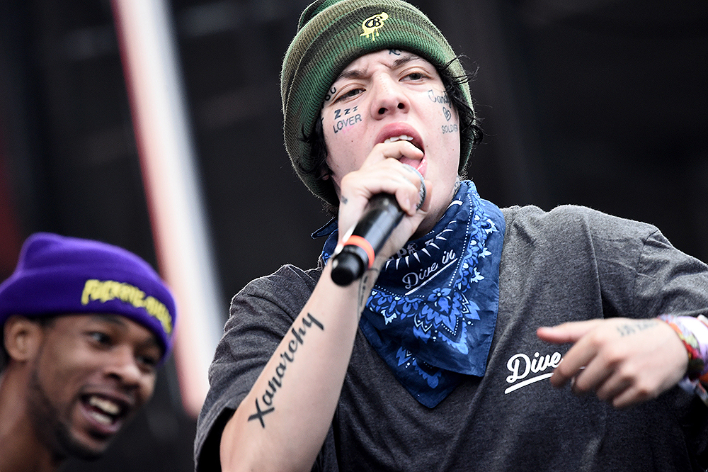 Lil Xan
Billboard Hot 100 Music Festival, Day 1, Long Island, New York, USA - 18 Aug 2018