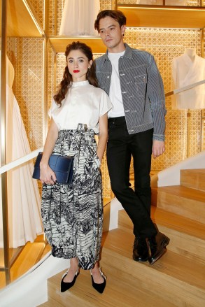 Natalia Dyer and Charlie Heaton
Dior store opening, Inside, Spring Summer 2020, Paris Fashion Week, France - 25 Sep 2019
