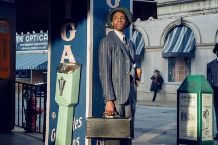 MA RAINEY’S BLACK BOTTOM (2020) Chadwick Boseman as Levee.  Cr. David Lee/NETFLIX