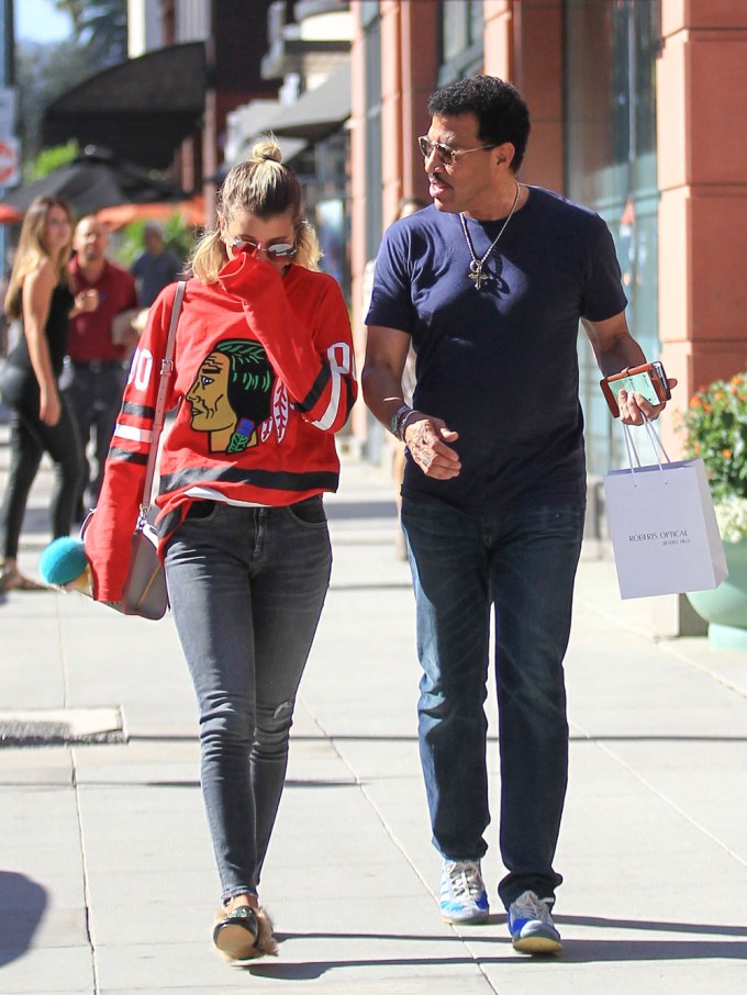 Lionel Richie & Sofia Richie Step Out in Los Angeles