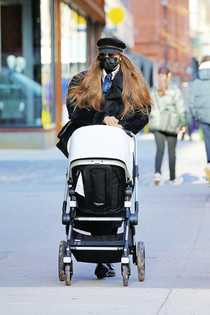 Gigi Hadid Walks Her Daughter