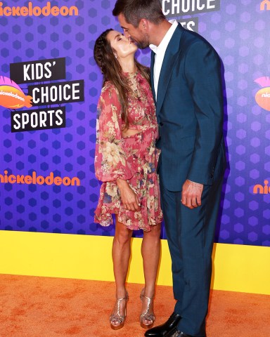 Danica Patrick and Aaron Rodgers
Kids' Choice Sports Awards, Arrivals, Los Angeles, USA - 19 Jul 2018