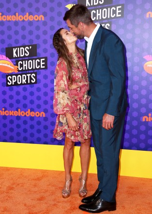 Danica Patrick and Aaron Rodgers
Kids' Choice Sports Awards, Arrivals, Los Angeles, USA - 19 Jul 2018
