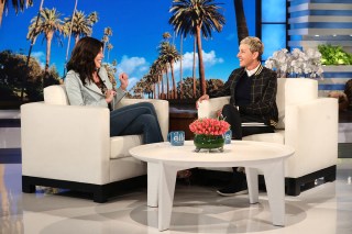 In this photo released by Warner Bros., a taping of "The Ellen DeGeneres Show" is seen at the Warner Bros. lot in Burbank, Calif. (Photo by Michael Rozman/Warner Bros.)