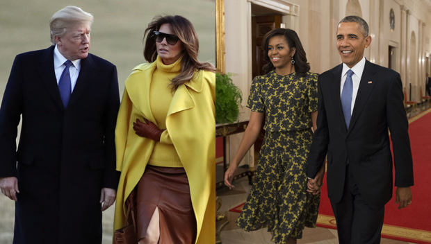 620px x 352px - Donald & Melania Trump's Relationship Vs. Barack & Michelle Obama: Pics â€“  Hollywood Life