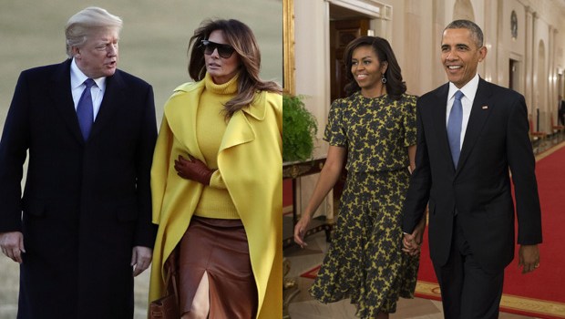 Michelle Obama Porn Star - Donald & Melania Trump's Relationship Vs. Barack & Michelle Obama: Pics â€“  Hollywood Life