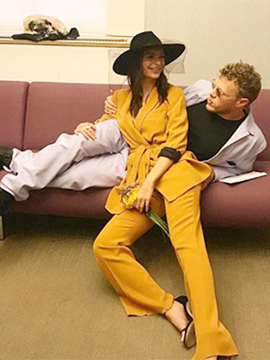 Emily Ratajkowski with husband Sebastian Bear-McClard