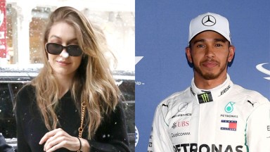 Gigi Hadid and Lewis Hamilton