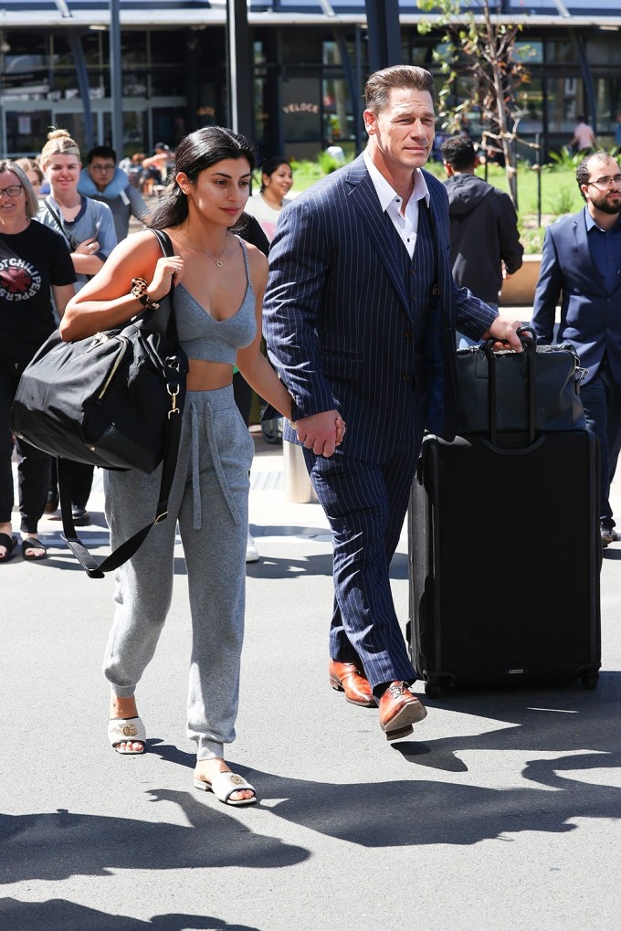 John Cena & His Wife Shay Shariatzadeh In Sydney