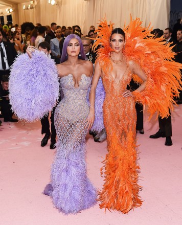 Kylie Jenner and Kendall Jenner
Costume Institute Benefit celebrating the opening of Camp: Notes on Fashion, Arrivals, The Metropolitan Museum of Art, New York, USA - 06 May 2019