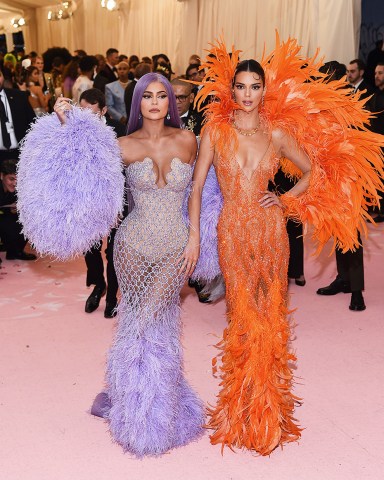 Kylie Jenner and Kendall Jenner
Costume Institute Benefit celebrating the opening of Camp: Notes on Fashion, Arrivals, The Metropolitan Museum of Art, New York, USA - 06 May 2019