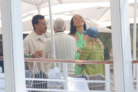 Antibes, FRANCE - *EXCLUSIVE* - Lionel Richie, the proud father of the bride, takes a moment to relax at the picturesque Eden Roc Antibes, following the beautiful wedding of his daughter Sofia to Elliot Grainge.  Pictured: Lionel Richie BACKGRID USA APRIL 23, 2023 USA: +1 310 798 9111 / usasales@backgrid.com UK: +44 208 344 2007 / uksales@backgrid.com *UK Customers - Images containing children, please pixelate the face before publishing*