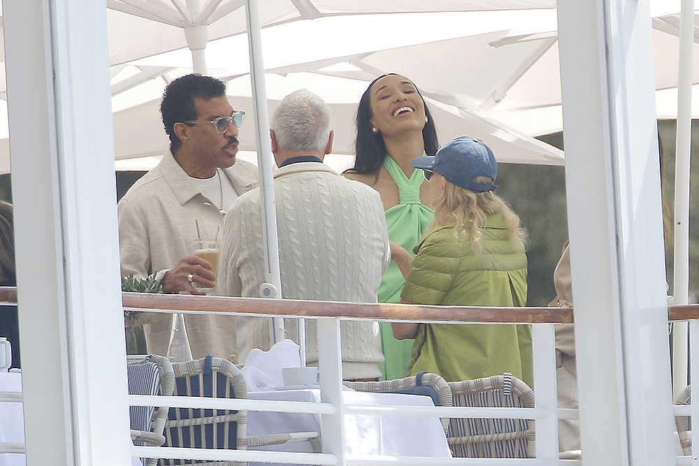 *EXCLUSIVE* Lionel Richie unwinds at the picturesque Eden Roc Antibes following his daughter's wedding