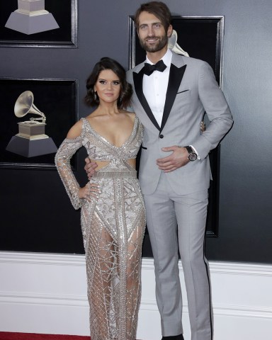 Maren Morris and Ryan HurdArrivals - 60th Annual Grammy Awards, New York, USA - 28 Jan 2018Maren Morris (L) and Ryan Hurd arrive for the 60th annual Grammy Awards ceremony at Madison Square Garden in New York, New York, USA, 28 January 2018.