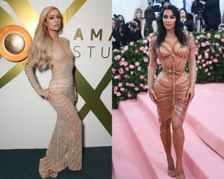 Kim Kardashian & Paris Hilton Reunite In Colorful Velour Tracksuits For  Sexy New SKIMS Line