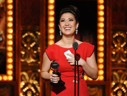 Ruthie Ann Miles accepts the award for best performance by an actress in a featured role in a musical for The King & I at the 69th annual Tony Awards at Radio City Music Hall, in New York
69th Annual Tony Awards - Show, New York, USA - 7 Jun 2015