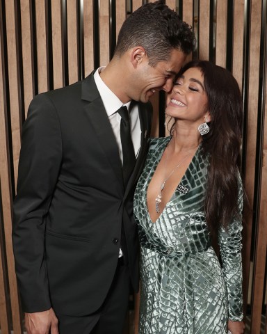 Wells Adams and Sarah Hyland
Amazon Golden Globes After Party sponsored by Audi, Inside, Los Angeles, USA - 06 Jan 2019
