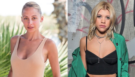 Nicole Richie and her sister Sofia Richie