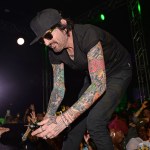 Tommy Lee
'Live The Good Life' Party at The Coconut Creek Casino, Coconut Creek, Florida, USA - 05 Apr 2019
Tommy Lee performing a DJ set with his wife, Brittany Furlan on stage