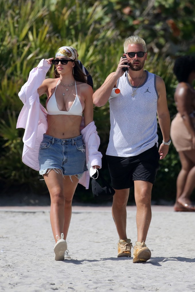 Amelia Hamlin & Scott Disick In Miami