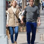 *EXCLUSIVE* Claire Danes and Hugh Dancy hold hands during a rare outing with their family in NYC