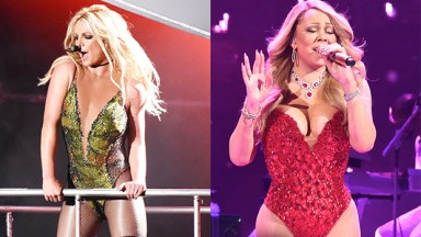 Britney Spears & Mariah Carey in Lingerie