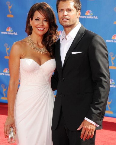 Brooke Burke and David Charvet
62nd Annual Primetime Emmy Awards, Arrivals, Los Angeles, America - 29 Aug 2010