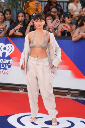 Halsey
iHeartRadio Much Music Video Awards, Arrivals, Toronto, Canada - 26 Aug 2018
WEARING TOM WOOD SUIT AND VINTAGE VICTORIA’S SECRET BRA
