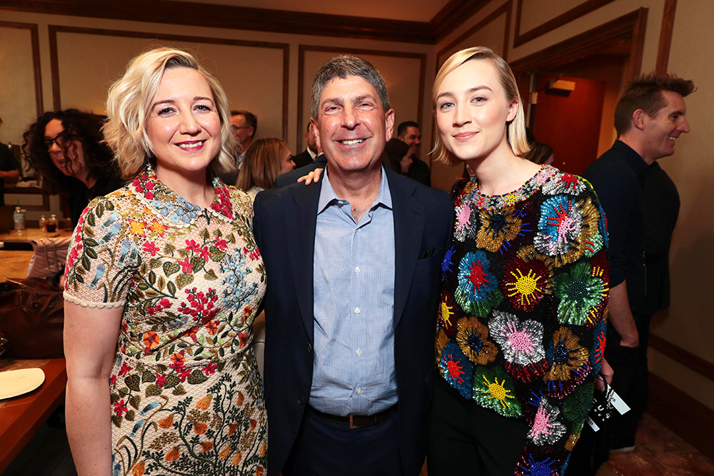 Josie Rourke, director, Jeff Shell, Chairman of Universal Filmed Entertainment Group, and Saoirse Rona
Focus Features 2018 CinemaCon Presentation at CinemaCon, Las Vegas, NV, USA - 25 April 2018