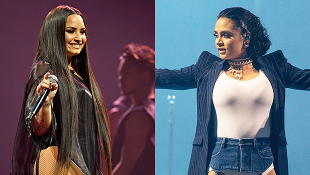 Demi Lovato And Kehlani Kiss During Concert And Straddle Each