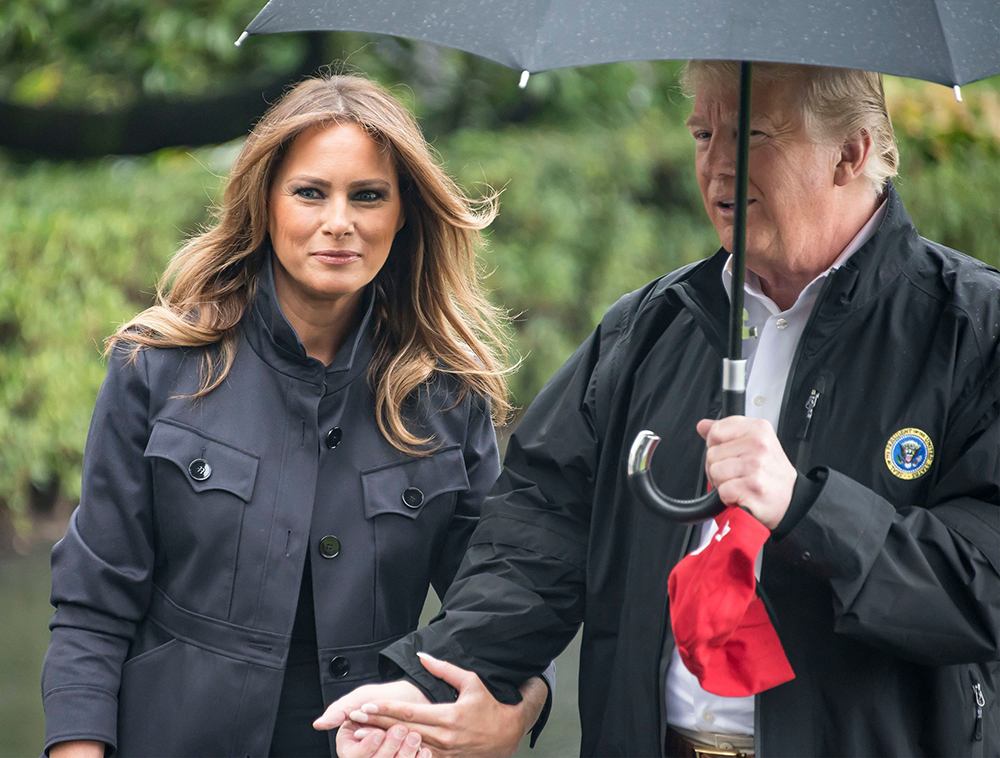 President Donald Trump at the White House, Washington DC, USA - 15 Oct 2018