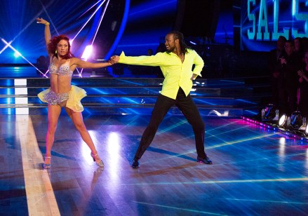 DANCING WITH THE STARS: ATHLETES - "Episode 2603" - The six remaining athletes are ramping up their spring dance training as they ready themselves for another double-header, on the semi-finals of "Dancing with the Stars: Athletes," MONDAY, MAY 14 (8:00-10:01 p.m. EDT), on The ABC Television Network. (ABC/Kelsey McNeal)SHARNA BURGESS, JOSH NORMAN