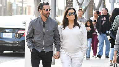 Pregnant Eva Longoria with husband Jose Baston