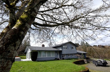 Shows the house in Woodland, Wash., where the Hart Family lived. The Harts' crumpled SUV was found at the bottom of a 100-foot seaside cliff in Northern California, all eight family members presumed dead in a mysterious wreck now under investigation. Five bodies have been recovered, but three children are still missing
SUV Off Cliff, Woodland, USA - 28 Mar 2018
