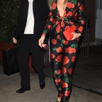 *EXCLUSIVE* Heidi Klum keeps it sexy while out with husband Tom Kaulitz for a dinner date at Giorgio Baldi!