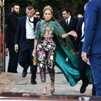 Jennifer Lopez Leaves The Hotel San Clemente And Arrives At The Parade In Piazza San Marco