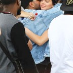*EXCLUSIVE* The Weeknd and Kendall Jenner hug it out at Coachella music festival 2018 DAY3