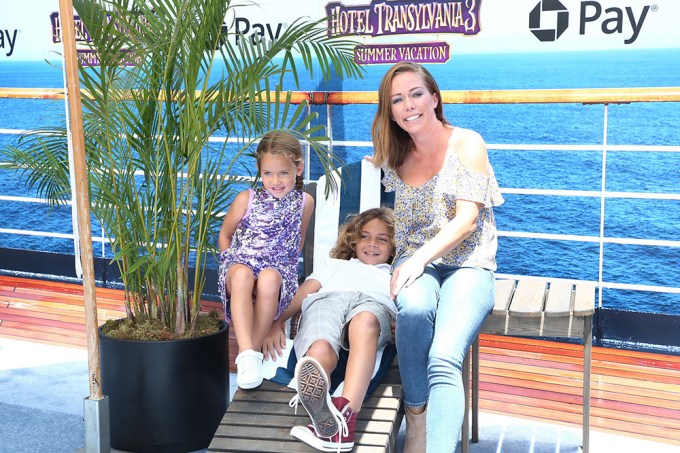 Kendra Wilkinson & Her Kids At The Premiere Of ‘Hotel Transylvania 3: Summer Vacation’