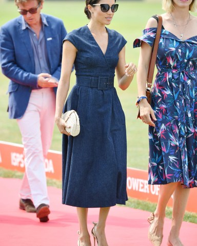 Meghan Duchess of Sussex and Delfina Blaquier
Sentebale ISPS Handa Polo Cup, Berkshire Polo Club, UK - 26 Jul 2018