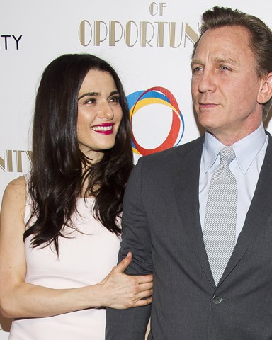 Rachel Weisz and Daniel Craig attend The Opportunity Network's seventh annual Night of Opportunity gala, in New York Night of Opportunity Gala, New York, USA - 7 Apr 2014