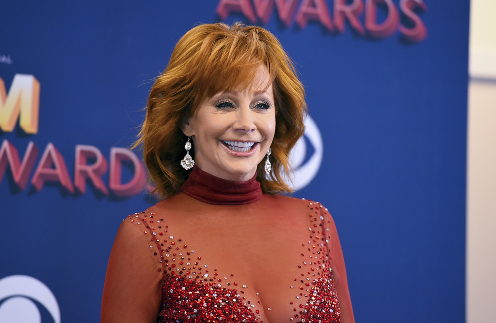 Reba McEntire poses in the press room at the 53rd annual Academy of Country Music Awards at the MGM Grand Garden Arena on Sunday, April 15, 2018, in Las Vegas. (Photo by Jordan Strauss/Invision/AP)